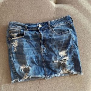 American Eagle Denim Mini Skirt